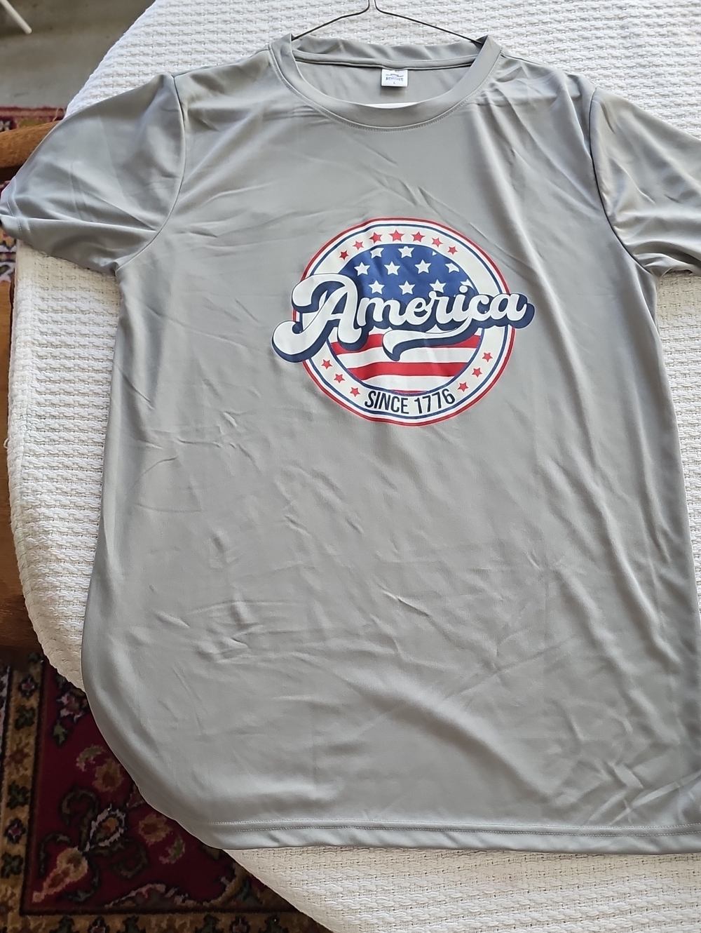America Graphic Short-Sleeve Tee - Gray